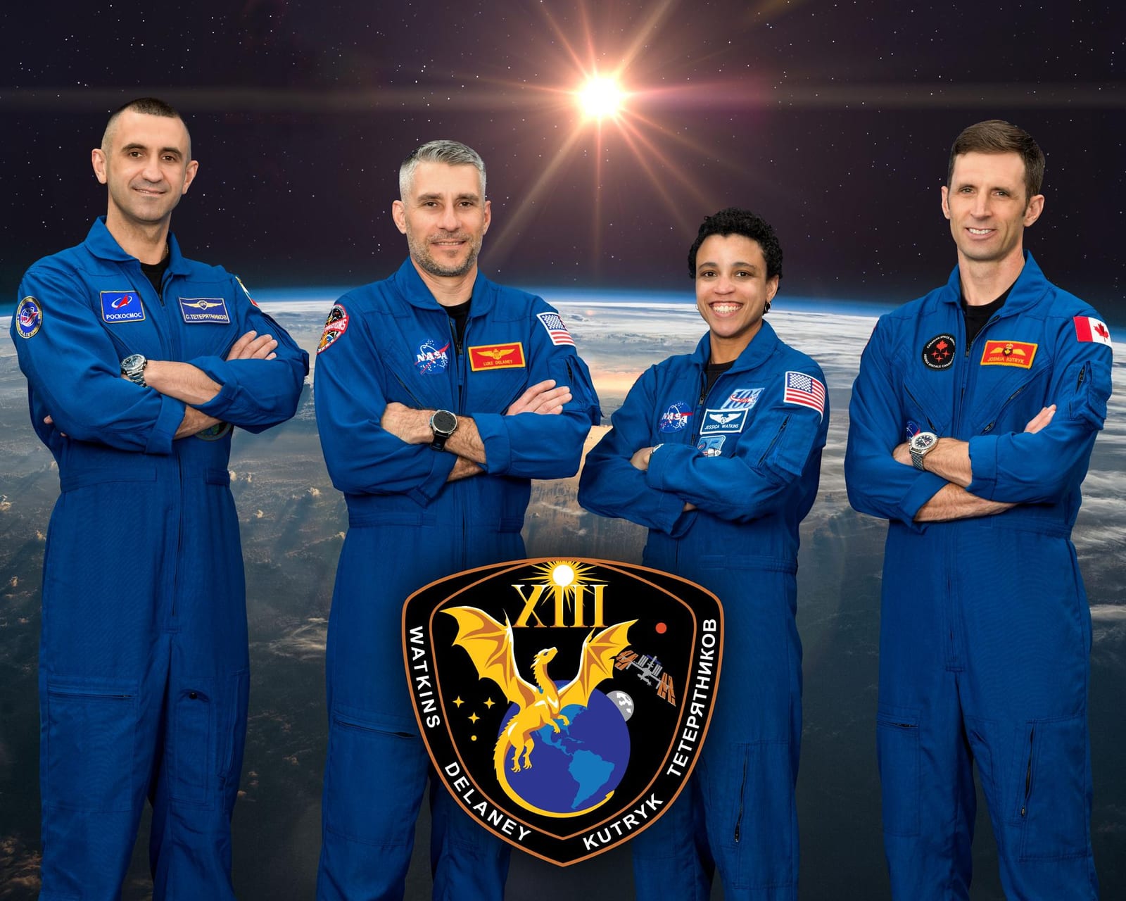 ناسا سیٹ Crew-13 Lanch, Dockingcreenage