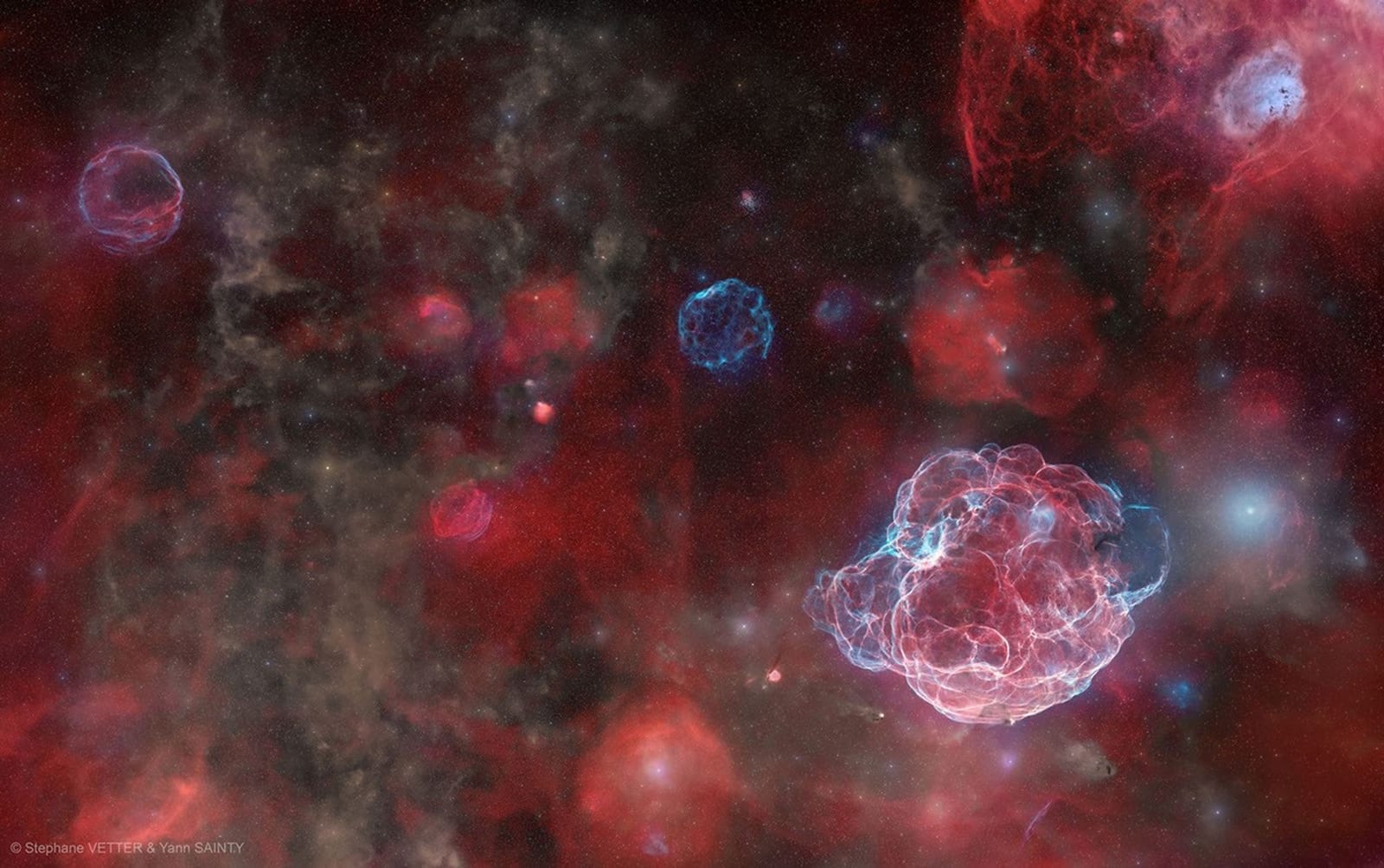 APOD: 2026 September 24 – The Ghosts of Five Supernovas