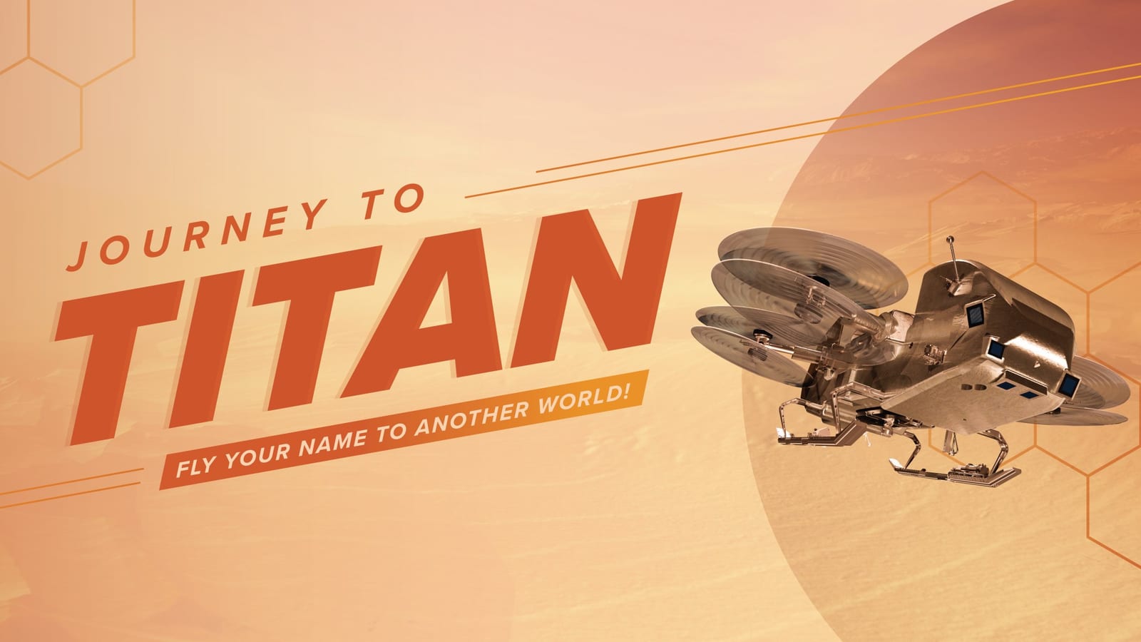 Send Your Name to Titan Aboard NASA’s Dragonfly Mission