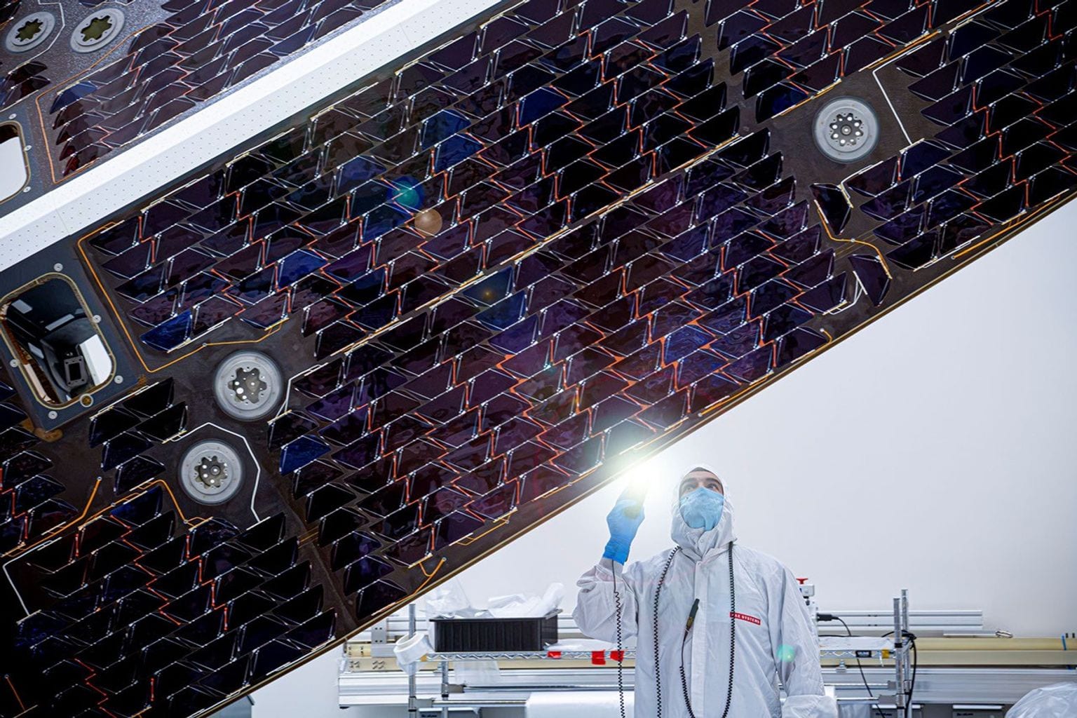 Solar Cells Inspected on NASA’s NEO Surveyor